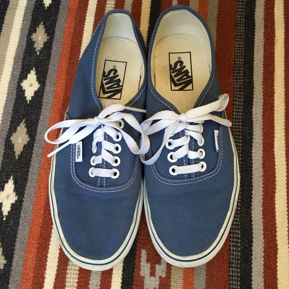 VANS authentic original blue shoes